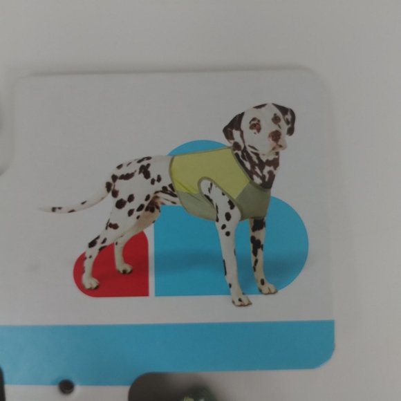 Boots And Barkley Pet Vest Cooling Dog Zipper Centerback Sz. L Yellow/Green - Picture 4 of 5